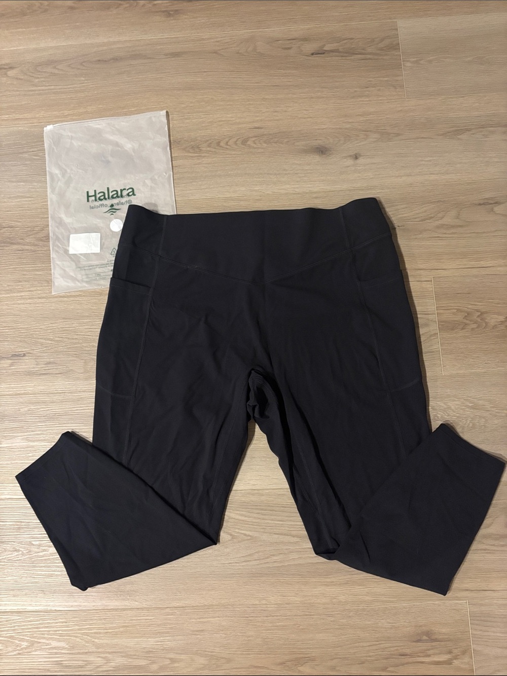 HALARA Black High Waist Leggings 3X Butt Tummy Control MSRP $55